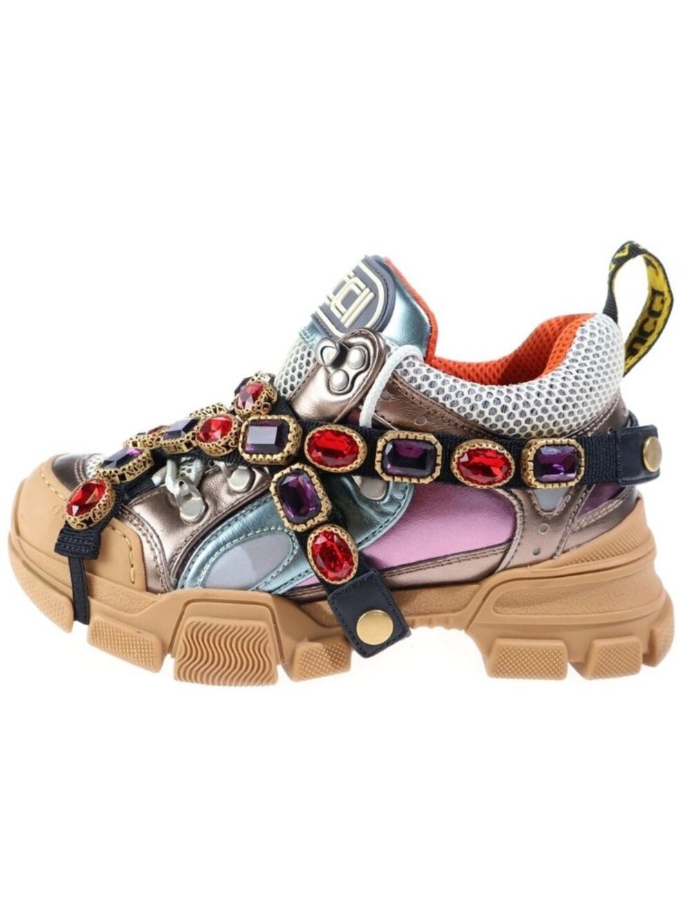Gucci Low-Top Sneakers Multicolor Rhinestone
